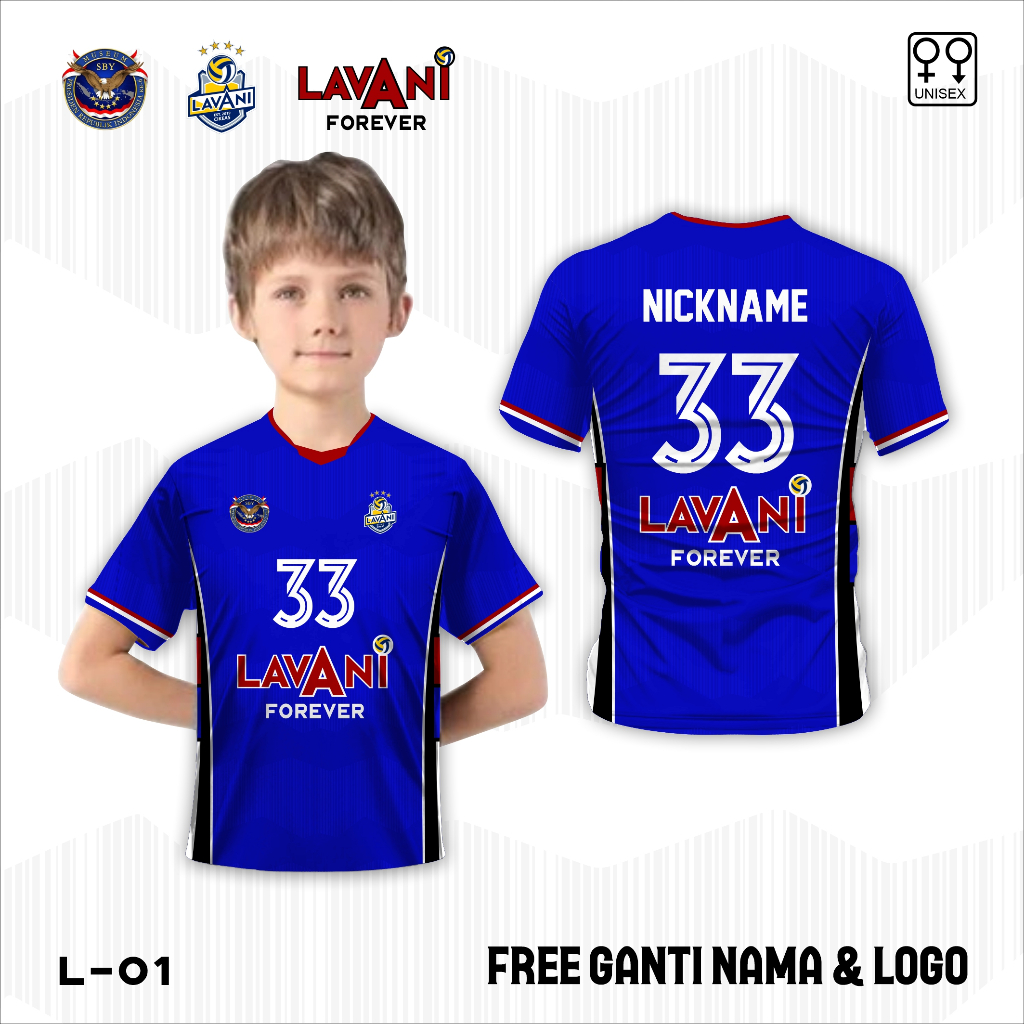 Jersey Atlet Volley Proliga 2026 Kaos tim LAVANI forever baju olahraga bola voli