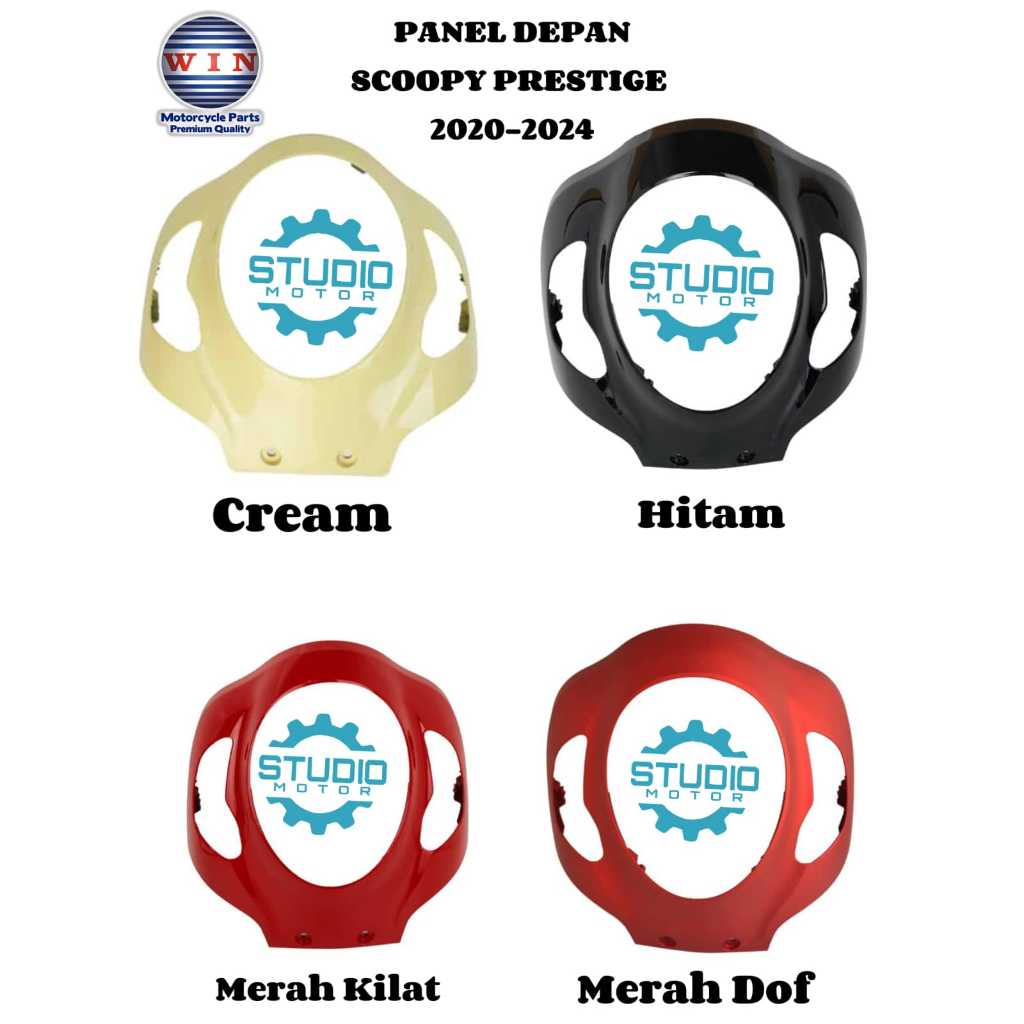 S2 PANEL DEPAN / TAMENG DEPAN / KAP DEPAN MOTOR SCOOPY PRESTIGE K2F MEREK WIN
