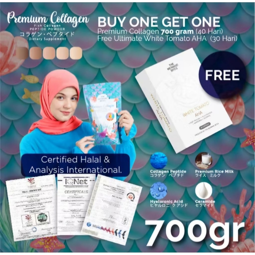 THE MERMAID BITES PREMIUM JAPAN COLLAGEN