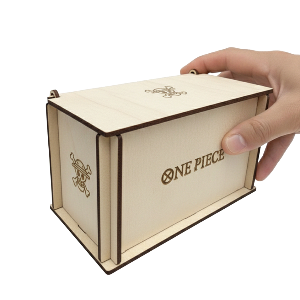 Deck Box Bulk Box Toploader Box Card One Piece Card Game Tempat Kartu One Piece Kayu Estetik