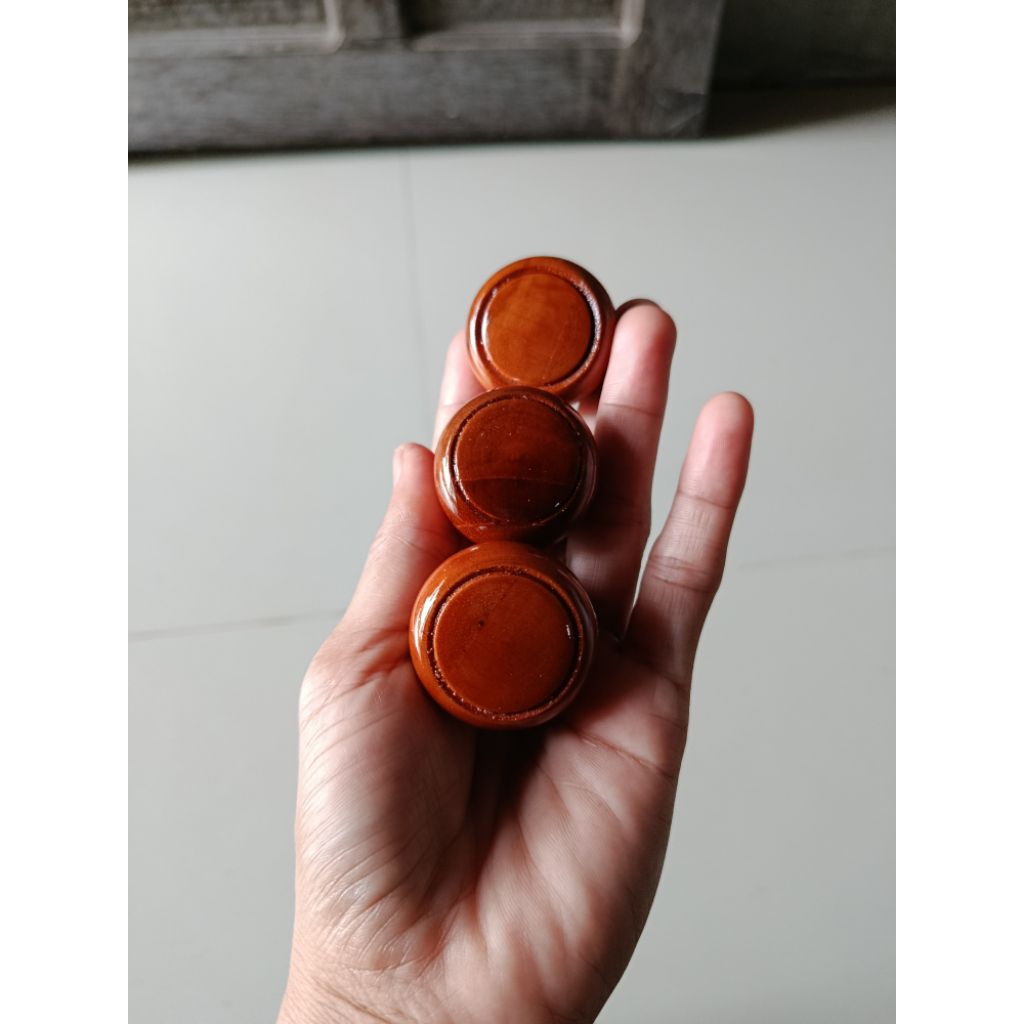 Knop kayu jati tarikan laci mahony / kenob kunci laci handle tarikan coklat kayu cokelat corak peran