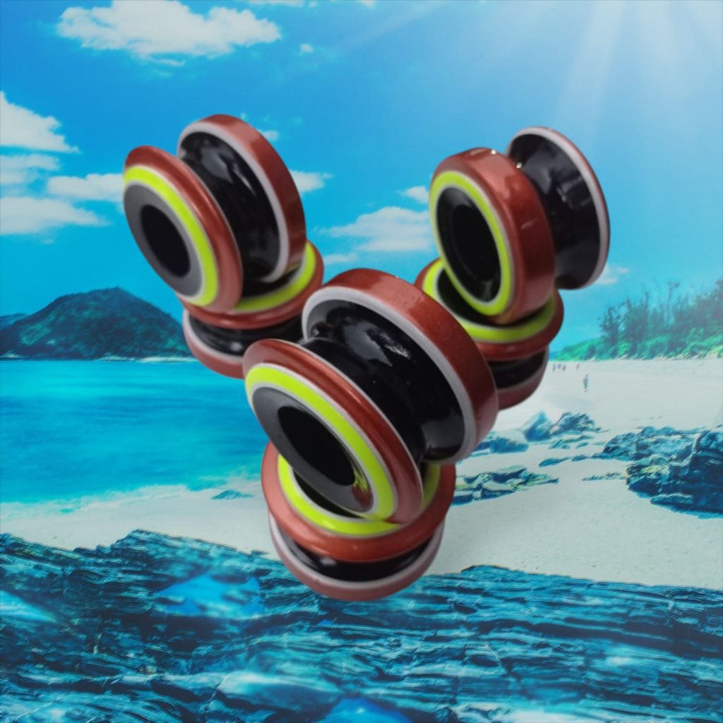 golongan kayu senar pancing warna-gulungan kayu tali pancing warna khas