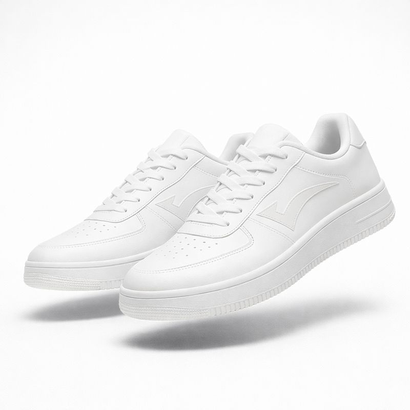 SEPATU SNEAKERS PRIA WANITA PUTIH POLOS SEPATU CASUAL CEWEK COWOK SPORT OLAHRAGA