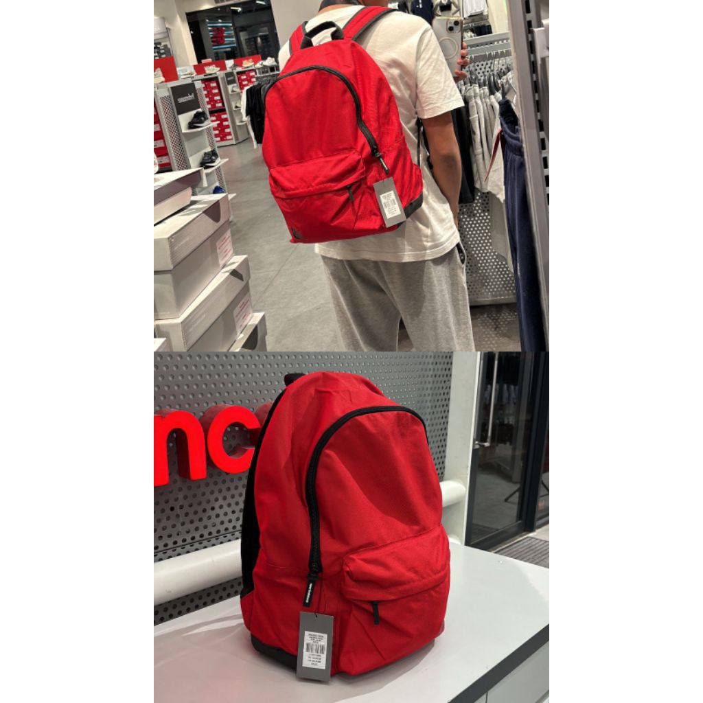 Tas Ransel/Backpack N Essential Red Original Resmi Sport Station.
