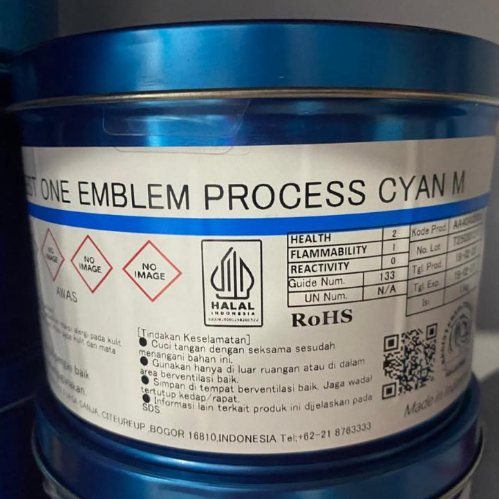 Best one emblem Cyan M cemani toka-tinta cetak