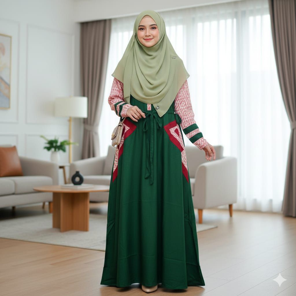 Koleksi Gamis Crystal Replika Tuneeca PART 2