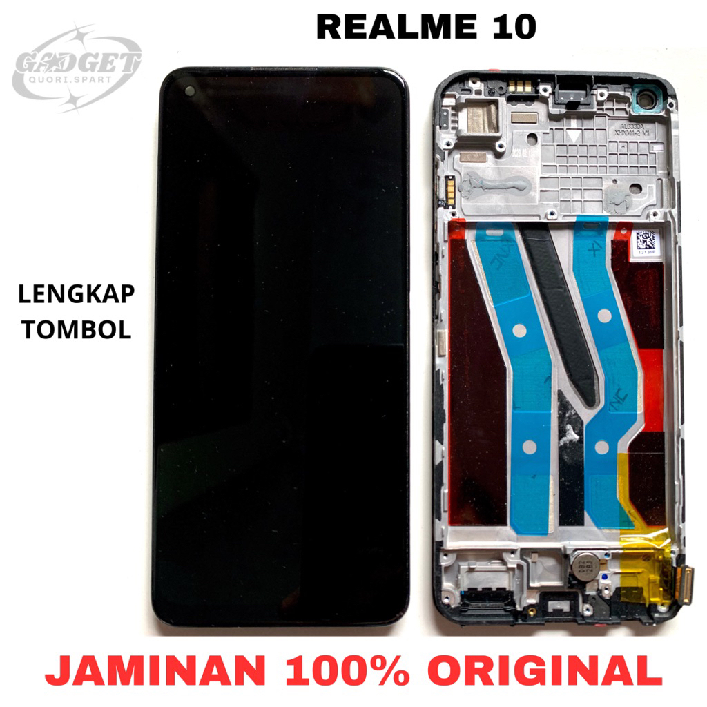 FRAME PAPAN LCD LENGKAP TOMBOL REALME 10 ORIGINAL ASLI COPOTAN