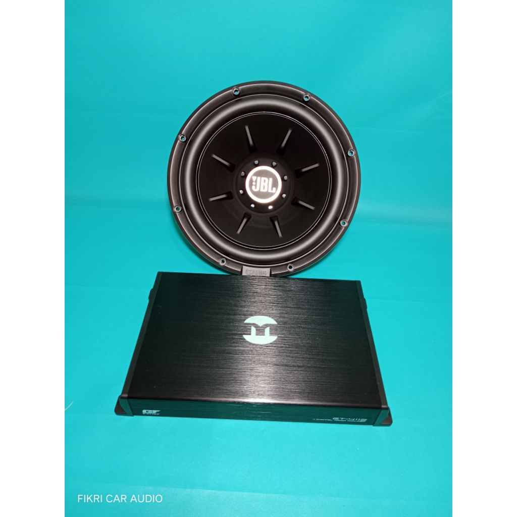 Power MOMENTUM seri GT-4112 4 Channel & Subwoofer JBL seri CLUB-1224 12" 1100W Audio Mobil