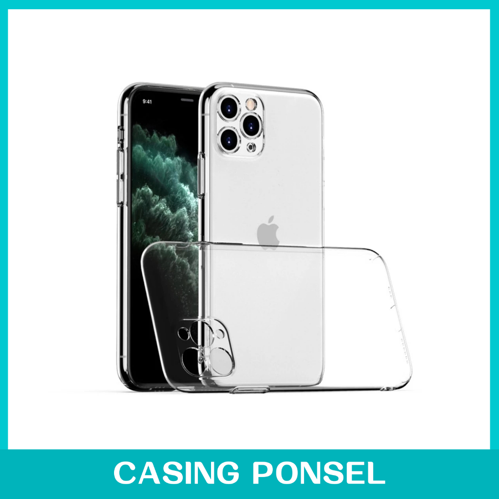 Case Transparan iP 11 / 12 / 13 / 14 / 15 – Silikon Bening