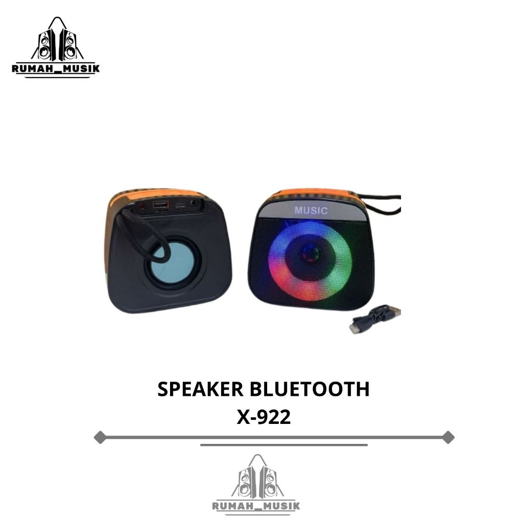 Speaker Bluetooth X-922/SPEAKER BLUETOOTH MINI PORTABLE X-922 SUPER BASS WIRELESS SPEAKER DISCO