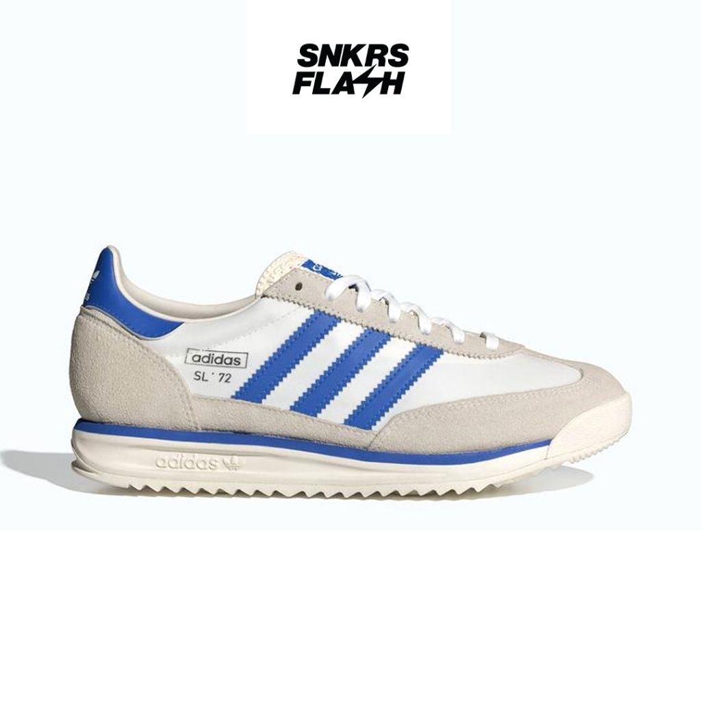 ADIDAS Sl 72 Rs Chalk White Blue Sepatu Sneakers Pria - JH8644