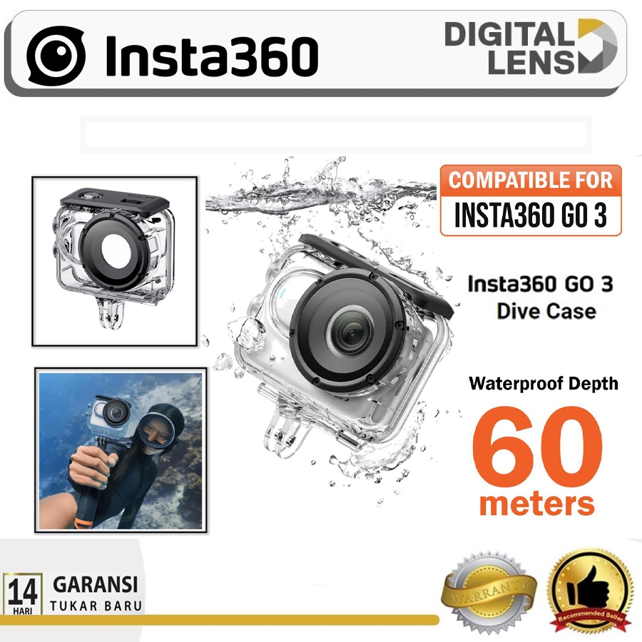 Insta360 GO 3 GO 3S Dive Case for Insta 360 GO3 GO3S