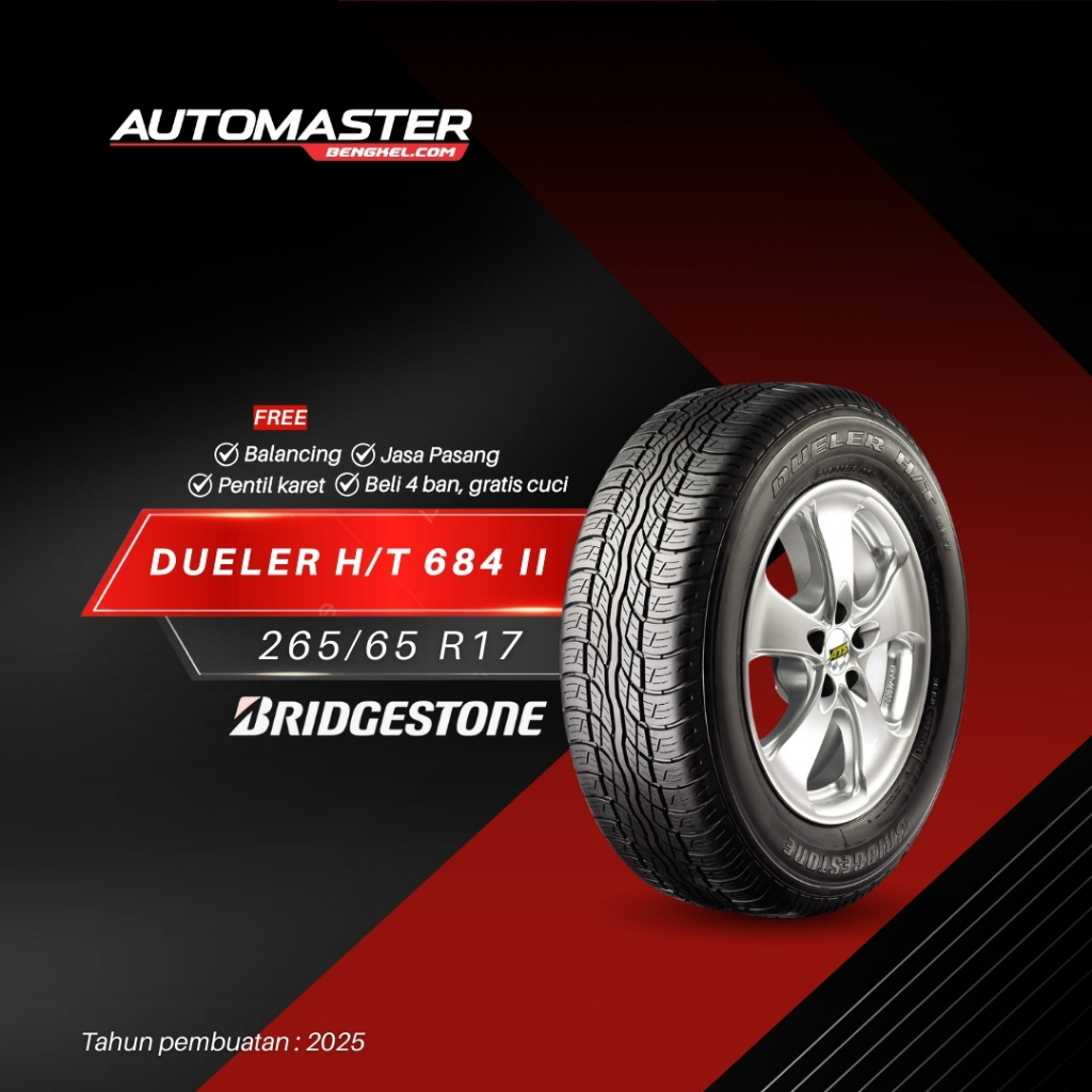 Ban Mobil Pajero, Fortuner | Bridgestone Dueler H/T 684 265/65 R17