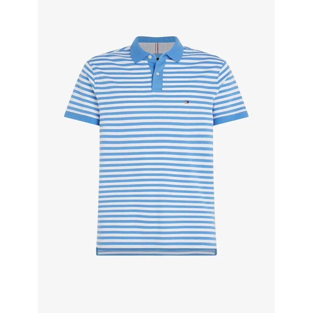 TOMMY HILFIGER MEN'S THRMW323460A 1985 COLLECTION REGULAR POLO PRIA - Blue-White