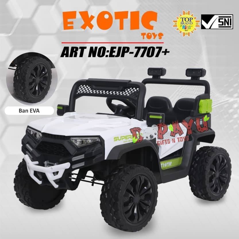 Mainan Mobil Anak Aki Jeep EJP-7707 EXOTIC EJP7707 Mobil-mobilan RC