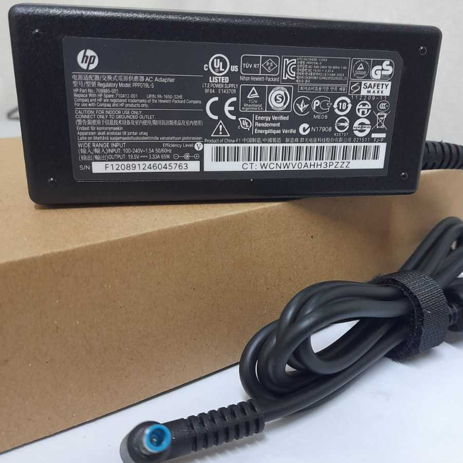 Charger Monitor Led Hp M22f M24f M27f M32f IPS 19.5V Free Kabel Power
