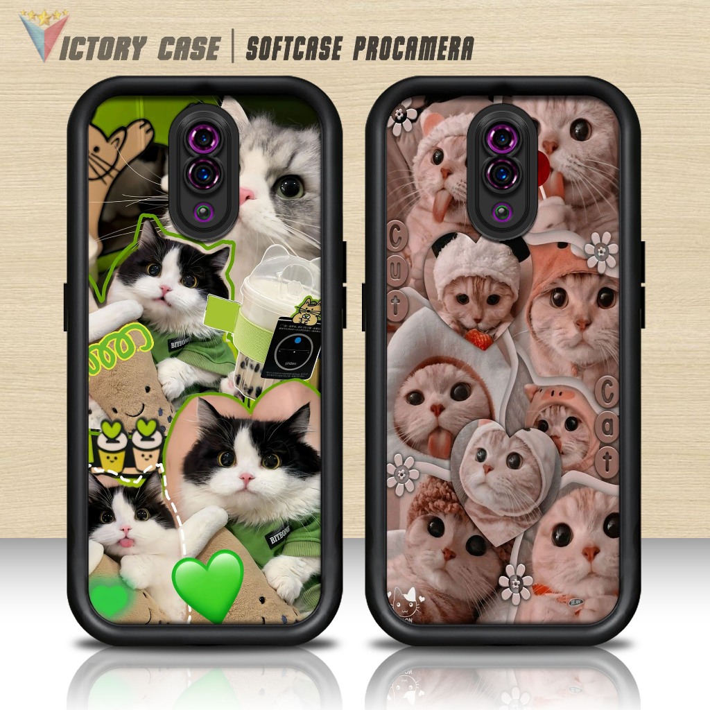 Case OPPO RENO 1/ RENO/RENO 6,4 PCAM00 PCAT00 CPH1917 Motif ( KUCING ) Cover Handphone Softcase Glos