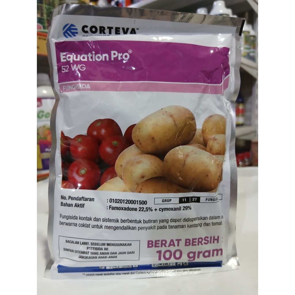 Equation pro 52 wg 100 gram fungisida kontak dan sistemik