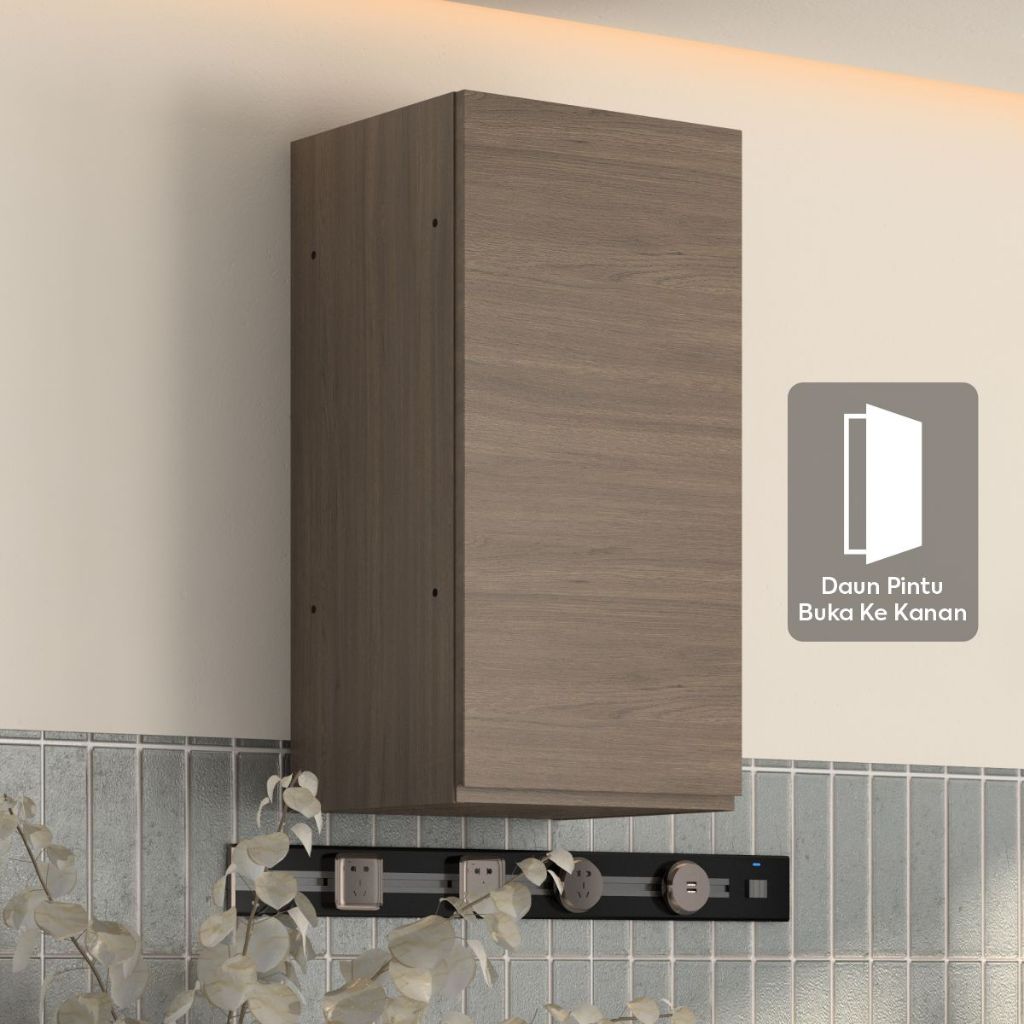 PRO DESIGN EUREKA WU 40 RIGHT KITCHEN SET / RAK DAPUR / RAK DINDING / LEMARI DAPUR