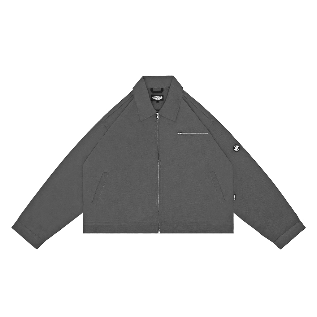 Miracle Mates - Coda Grey Work Jacket | Work Jacket Polos Boxy Fit