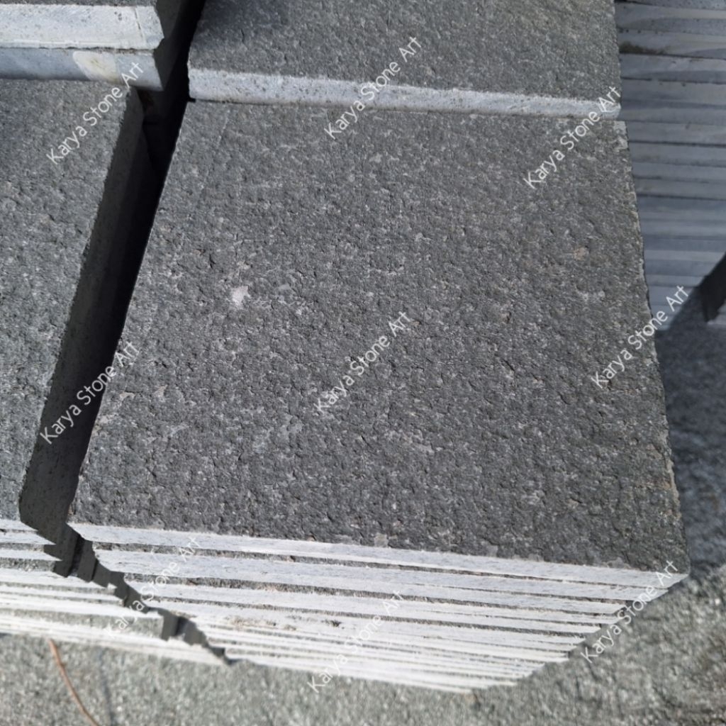 Batu Alam Andesit 20x20 Bakar | Batu Andesit Abu Bakar | Andesit Carport | Batu Alam Andesit Abu Bak