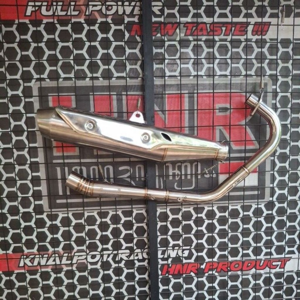 Knalpot Standard Racing Supra Fi PNP Tiger Revo, CB, GL Pro, Megapro, Tiger Lama Bahan Stainless Ste