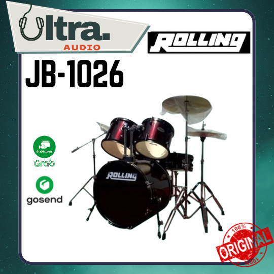 Rolling JB-1026 / JB 1026 / JB1026 Drum Set Acoustic / Akustik ORIGINAL