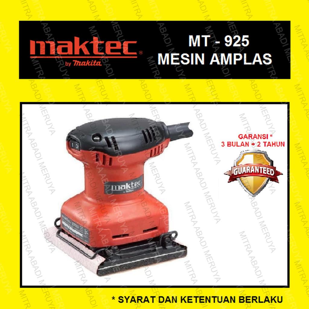 Maktec MT 925 Mesin Amplas Finishing Sander Orbital Sander