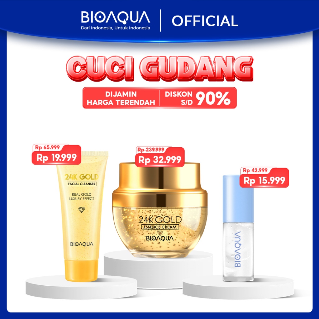 BIOAQUA PROMO CUCI GUDANG Toner Wajah / Serum Wajah / Cleanser Wajah Face Wash /  Lip Oil