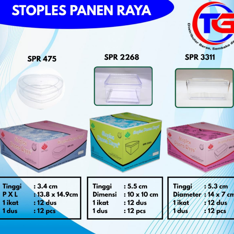 STOPLES PANEN RAYA SPR 475, SPR 2268, SPR 3311