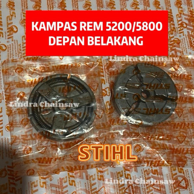 Kampas Rem Senso Sinso Mini 5200/5800 Stihl Clucth Shoe Assy Chainsaw Stihl 5200/5800
