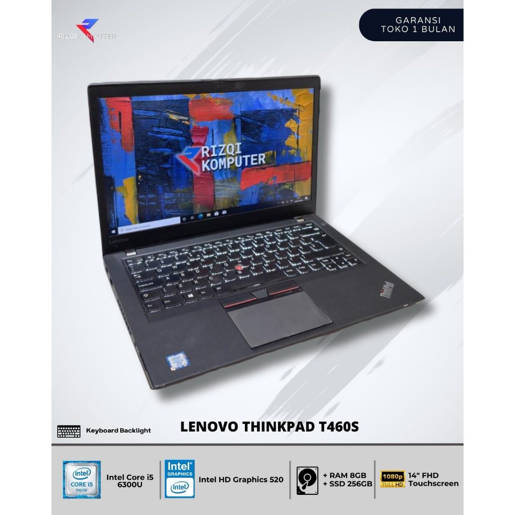 Lenovo Thinkpad T460s Intel Core i5-6300U Ram 8GB SSD 256GB bangh mlg ys
