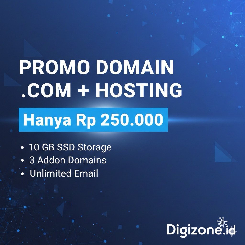 Domain .com + Hosting 1 Year