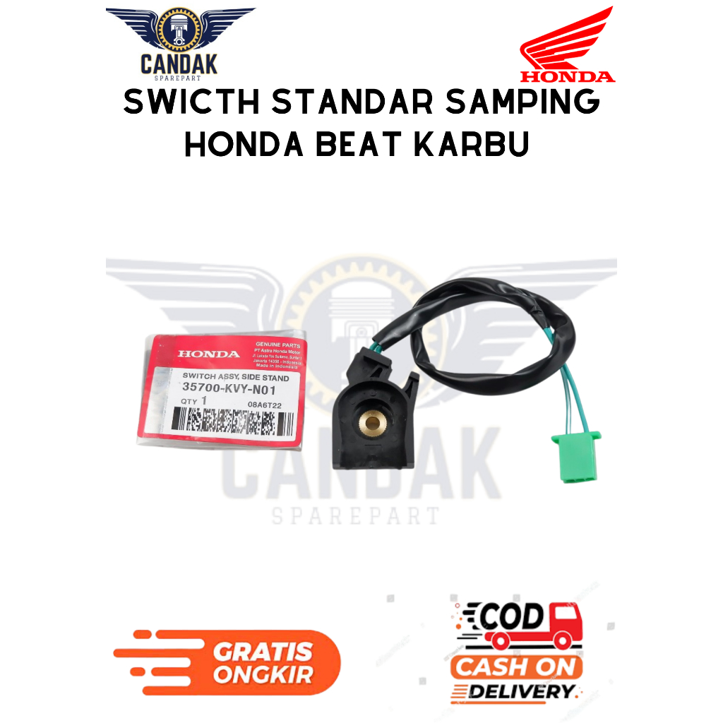 Swicth Standar Samping Honda Beat / Scoopy / Spacy Karbu - KVY original ori