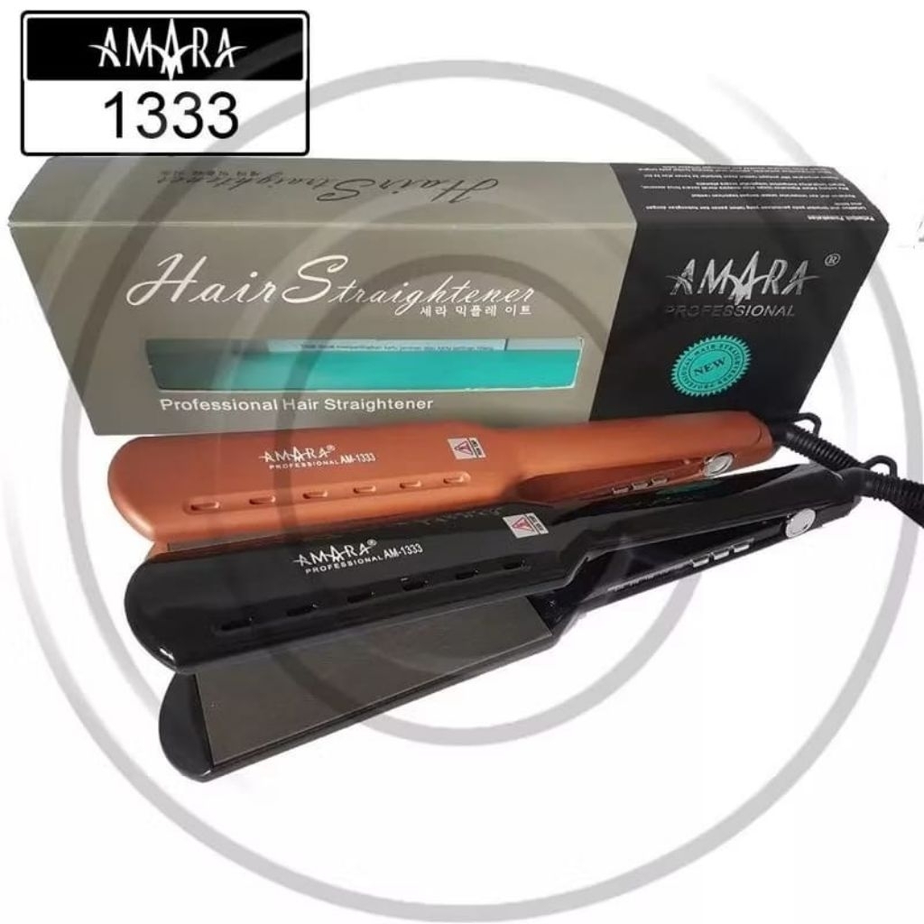 Catok Rambut Amara 1333 Catokan Suhu Plat Besar Salon Original