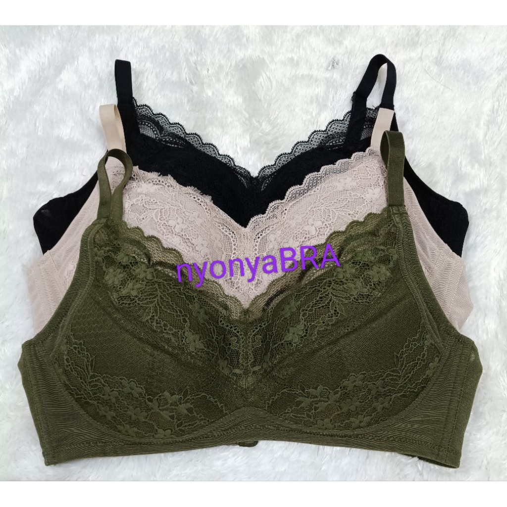 Luludi by wacoal bra tanpa kawat cup B,C,D, 36,38,40, LB 4092