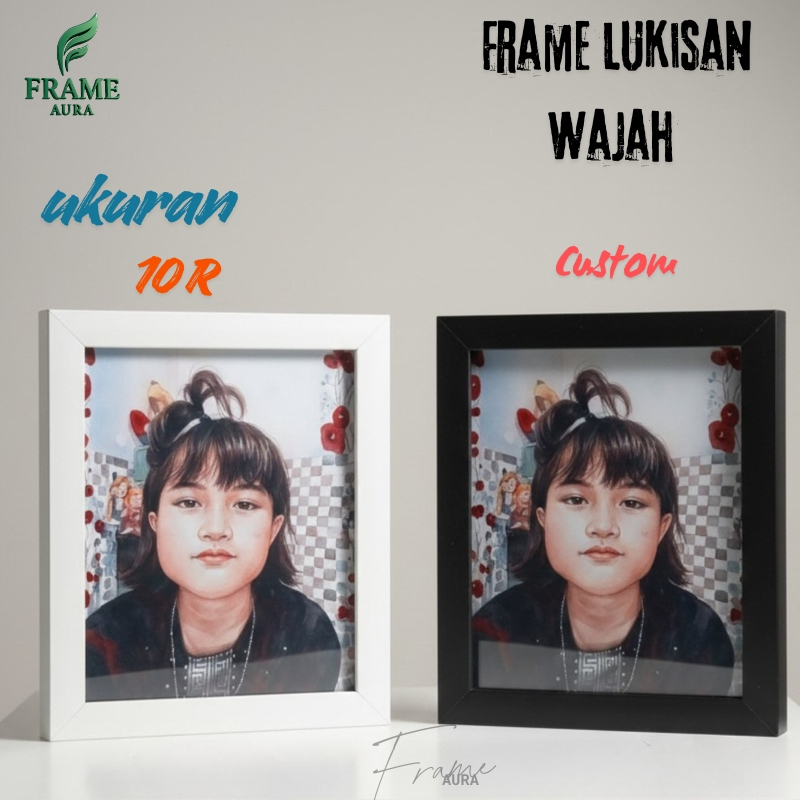 FrameAura - cetak foto lukisan wajah anniversary polaroid gift ultah kado wisuda custom