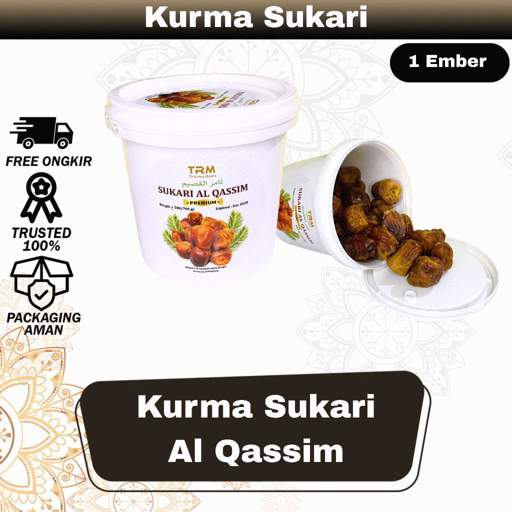 Kurma Sukari Ember Al-Qassim Premium Sukari al qassim