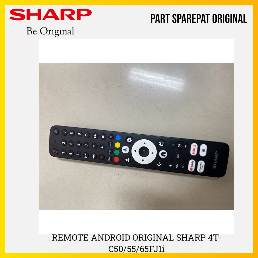 REMOTE TV ANDROID ORIGINAL SHARP 4T-C50/55/65FJ1i NEW