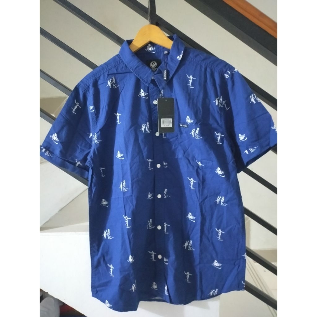 Kemeja DRAGON ALLIANCE ORIGINAL BIRU