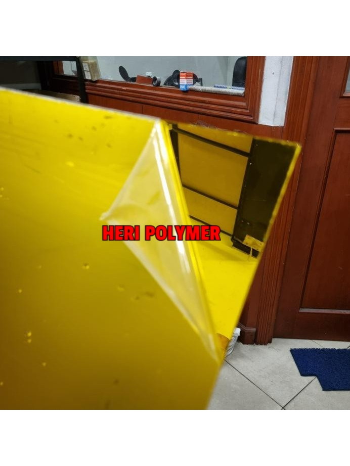 Acrylic Sheet Mirror Gold 2mm x 122 x 183 cm | Akrilik Cermin Emas Lembaran