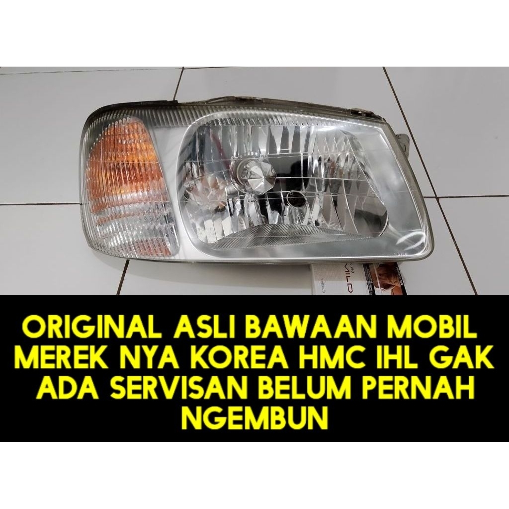 lampu depan headlamp hyundai accent verna 2001 2002 2003 original