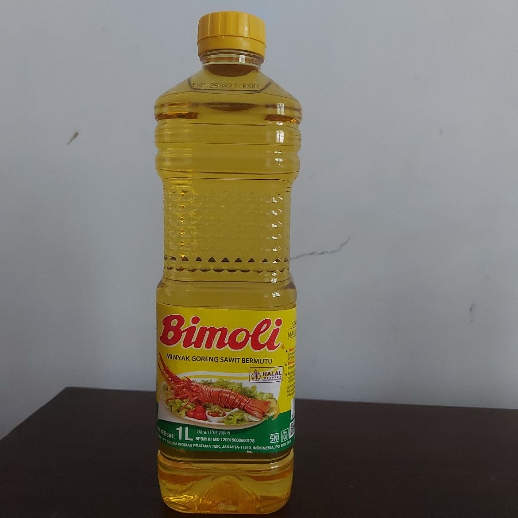 Minyak Goreng Sawit Bimoli Kemasan 1 liter Botol