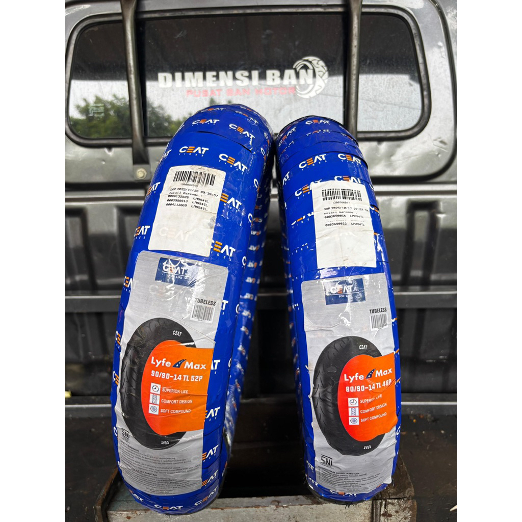 Ban Motor Ring 14 Ceat Lifemax 8090-14 9090-14 Tubeless