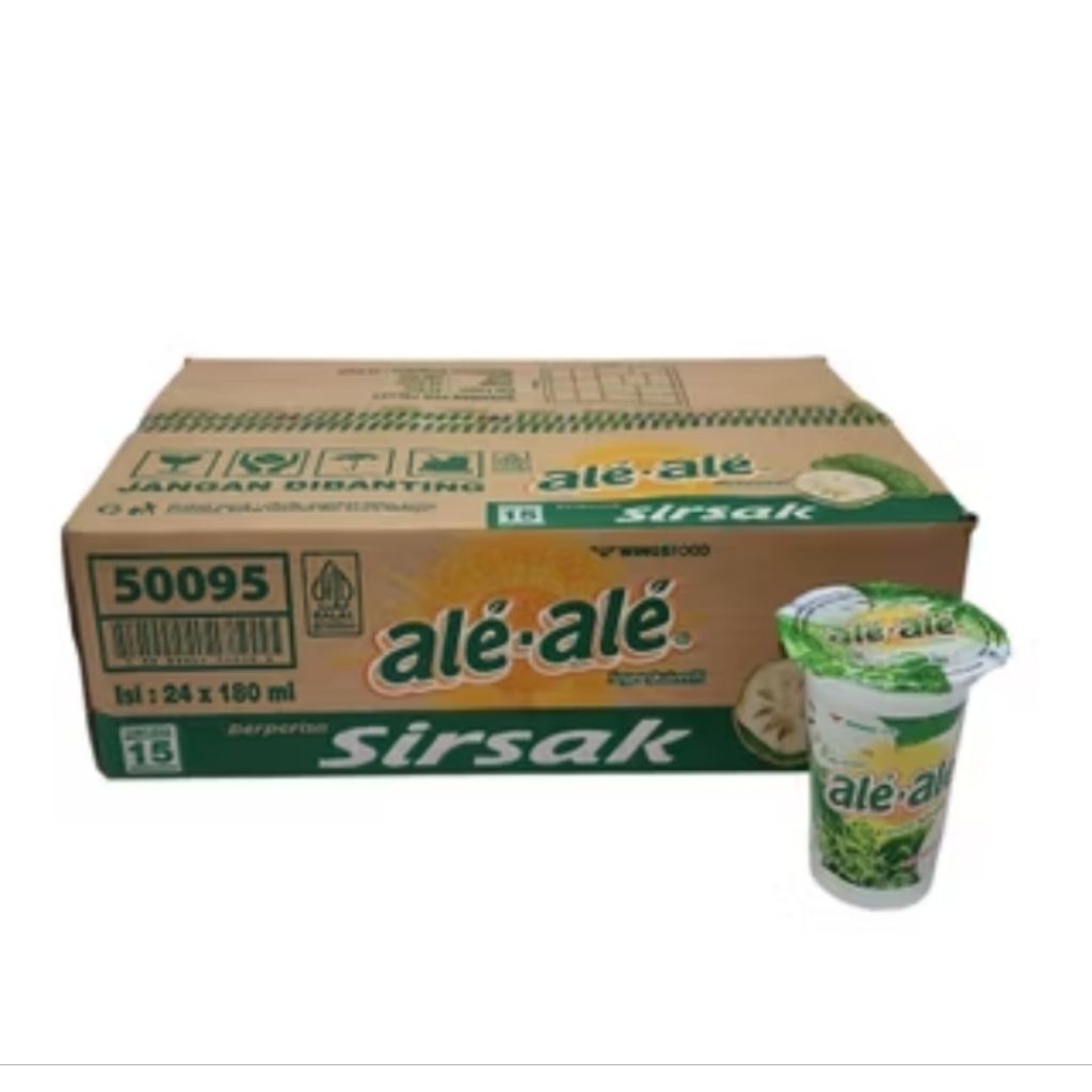 ALE ALE SIRSAK CUP DUS (24X180ML)