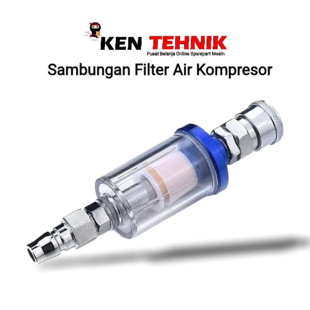 Saringan Pemisah Air Mini Kompresor 1/4 Saringan Filter Air Kompresor