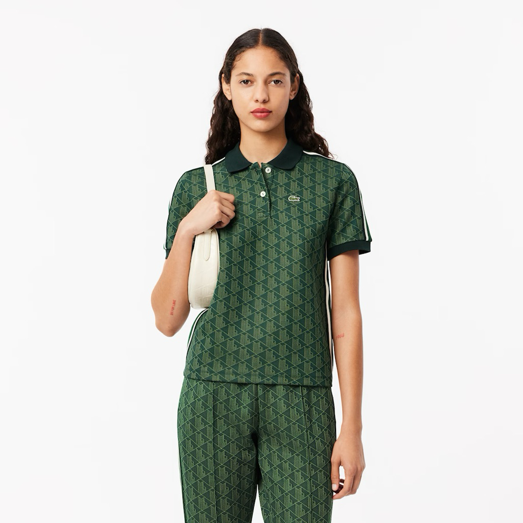 LACOSTE Women's Slim Fit Monogram Polo
