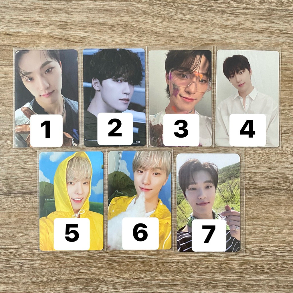 [REPRICE] SEVENTEEN DINO PHOTOCARD OFFICIAL svt pc scoups choi seungcheol kkuma cimumu cheol its tc 