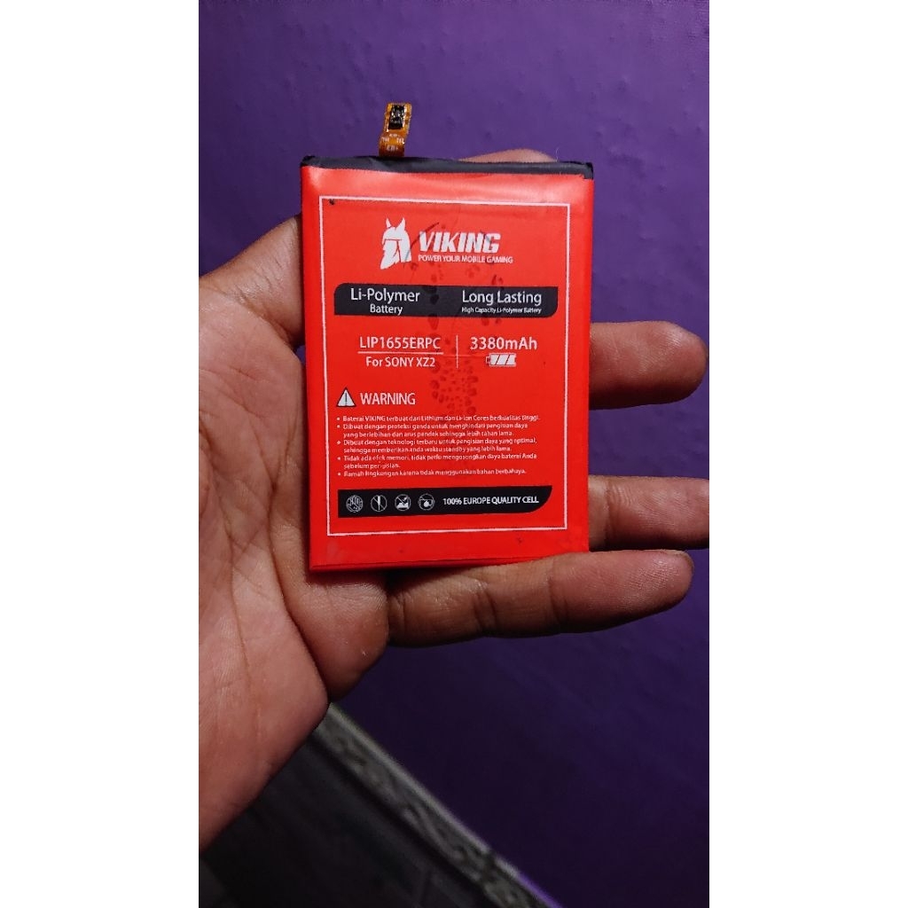 VIKING Batrei Sony Xperia Xz2 Double Power Second Original