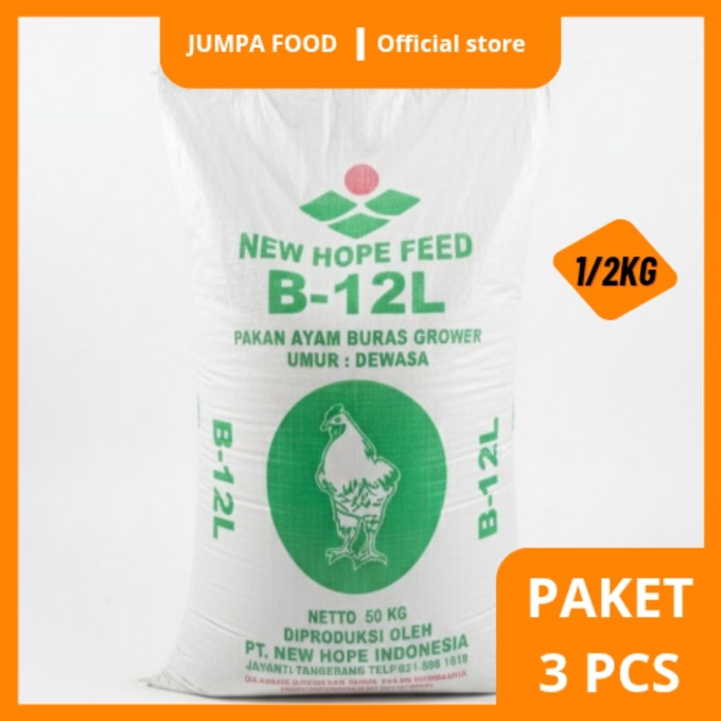 Pur Ayam Murah B-12L Pakan Ayam Buras Dewasa Grower New Hope Feed